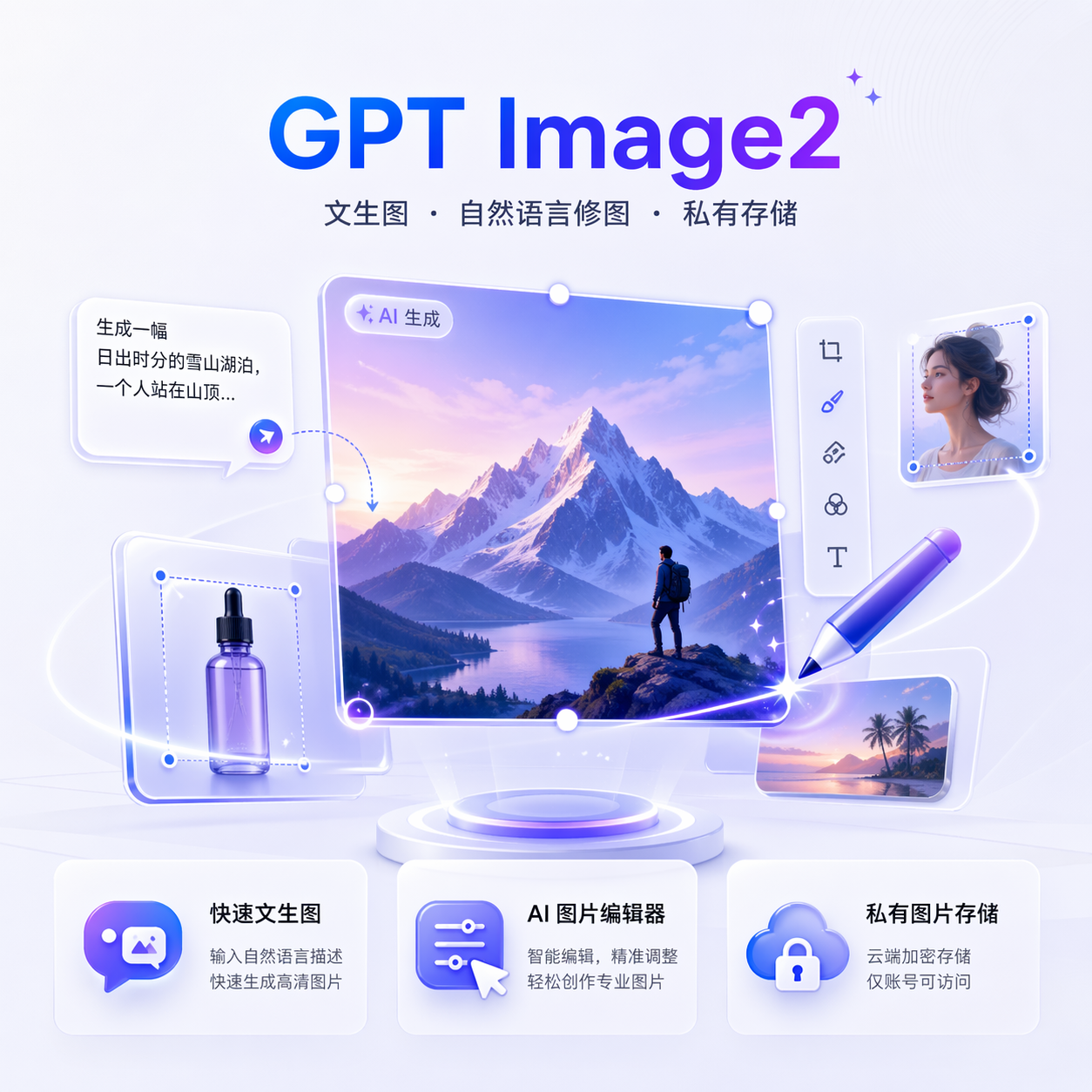 GPT Image2 AI 生图工具私有工作台